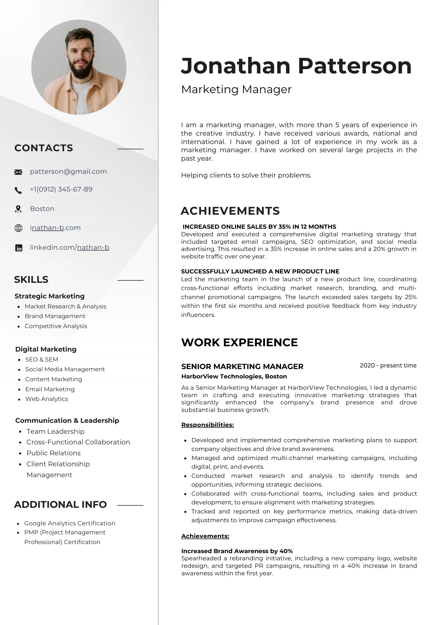 Resume Template Berlin